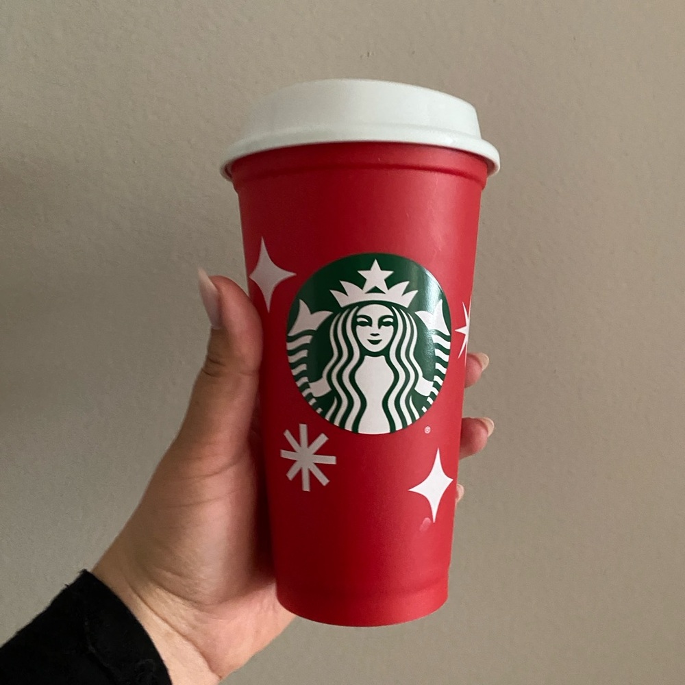 Starbucks 25th anniversary red cup